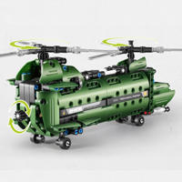 thumbnail: IM.MASTER  Militair Transport Helikopters 2-in-1 Constructiespeelset - Mechanisch