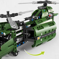 thumbnail: IM.MASTER  Militair Transport Helikopters 2-in-1 Constructiespeelset - Mechanisch