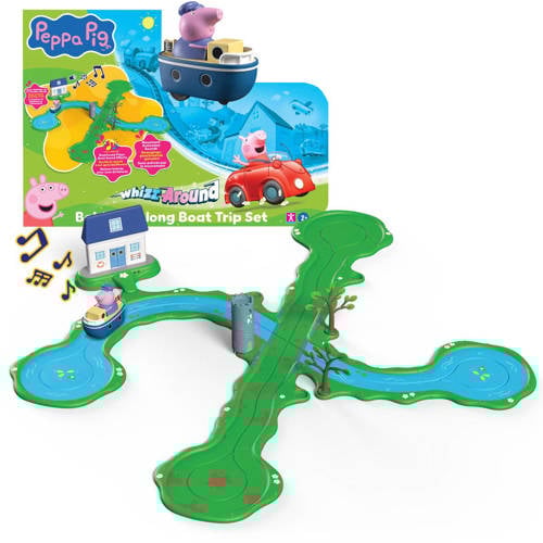 Peppa Pig Whizz Around Bobbing Along Boat Set Speelset