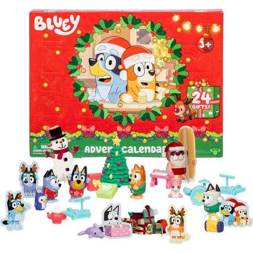 Moose Toys Bluey - Bluey's Minifiguren Adventskalender - 24 Bluey verrassingen