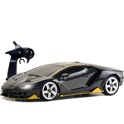 XQ RC Lamborghini Centenario zwart 1:12 - Bestuurbare auto - 2.4 GHz met verlichting Radiografisch bestuurbaar voertuig afbeelding