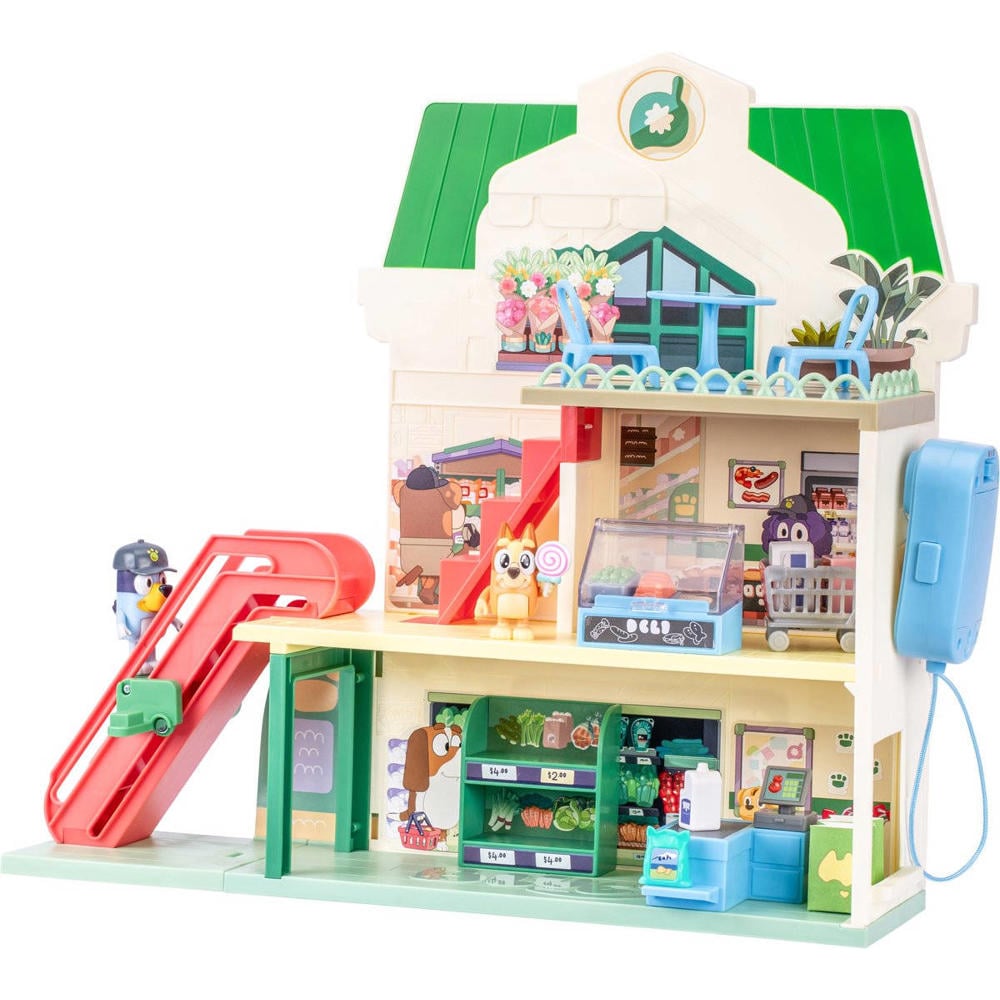 Moose Toys Bluey - Supermarkt Speelset - incl. Bluey & Bingo speelfiguren