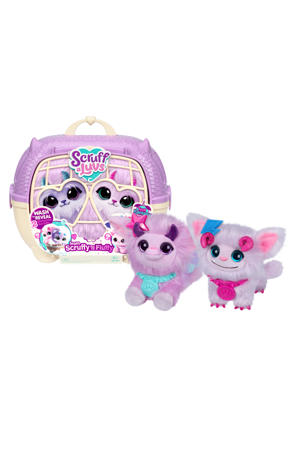  Scruff a Luvs  Twin Fantasy - 2 Mystery Knuffels in Draagmand