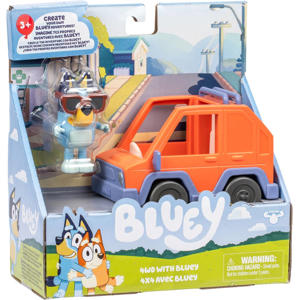  Bluey - 4WD Auto & Bluey speelfiguur - Speelset