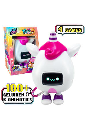 Beep Boop Kirin – Digitale mini-robot met emoties, 4 games en 100+ geluiden & animaties - Verzorgen en spelen - Interactief speelgoed