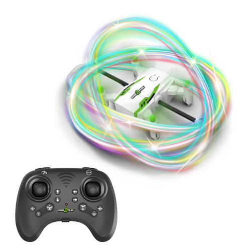 Gear2play Sky Fidget Drone - 360 graden LED-roterende ring met kleurrijke verlichting Speelgoeddrone afbeelding