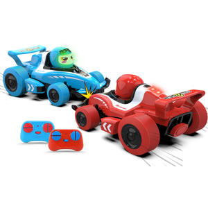 RC Neon Bumper Cars Pro Duoset - RC Formule 1 Battle Cars - Ga een botsduel aan!