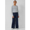 s.Oliver high waist wide leg jeans dark blue denim