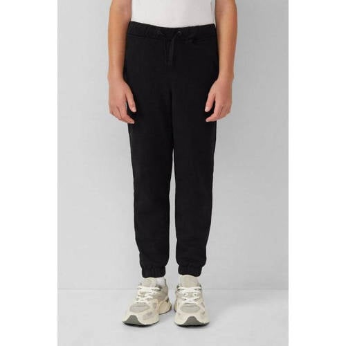 s.Oliver joggingbroek zwart Jongens Sweat Effen
