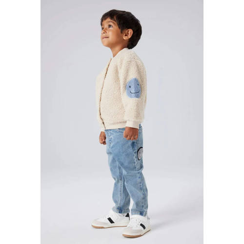 NAME IT MINI tapered jeans medium blue denim Blauw Jongens Stretchdenim - maat 110 afbeelding