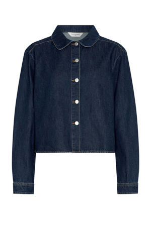 blouse dark blue denim