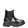 Nelson Kids lak chelsea boots met glitters zwart