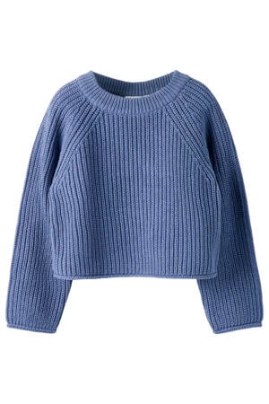 gebreide trui blauw