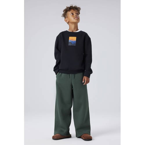 NAME IT KIDS sweater zwart Printopdruk - maat 122/128 afbeelding