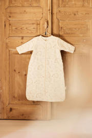 thumbnail: Jollein baby slaapzak met afritsbare mouw Elephant Tales ecru/beige