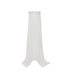sluier 155cm Leafs offwhite/beige