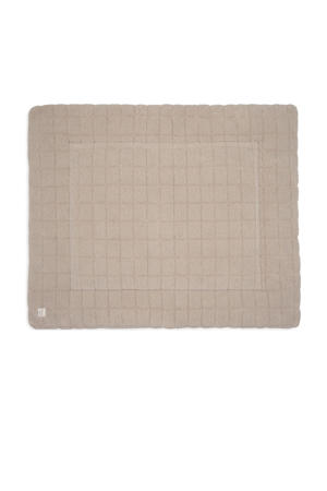 vierkant boxkleed Teddy Warm Sand lichtbruin