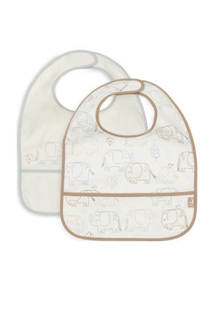 waterproof slab Elephant Tales - ecru/beige (set van 2)