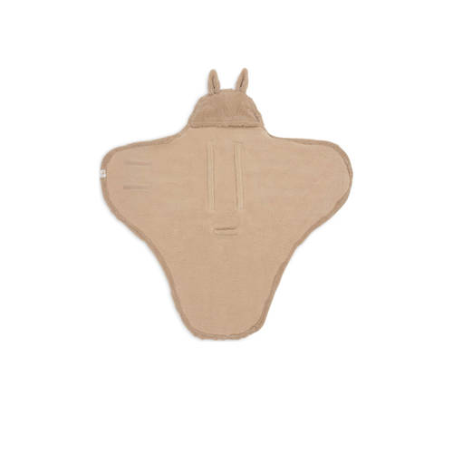 Jollein Wikkeldeken Miffy Jacquard Teddy Biscuit Bruin Effen