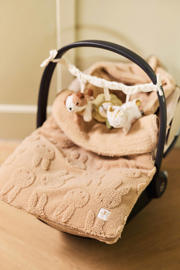 thumbnail: Jollein autostoel voetenzak Miffy Jacquard Teddy Biscuit