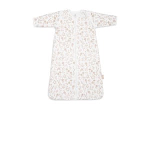 baby slaapzak met afritsbare mouw Bloomy wit/beige