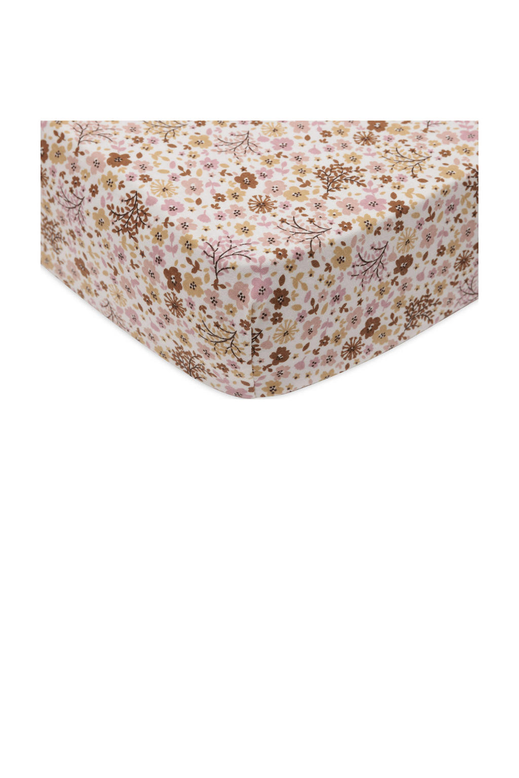 Jollein jersey kinderbed hoeslaken Fairies beige/roze