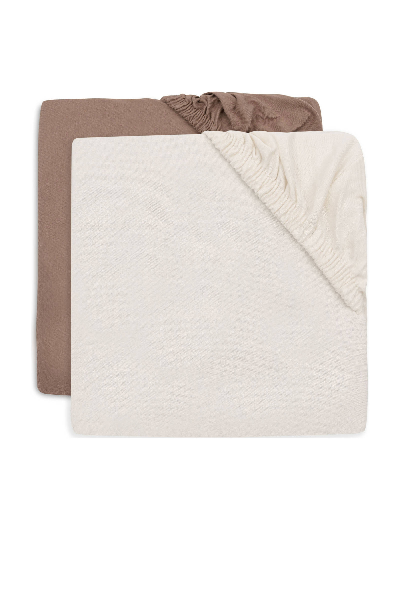 Jollein Hoeslaken Peuter Milky Coffee 60X120Cm