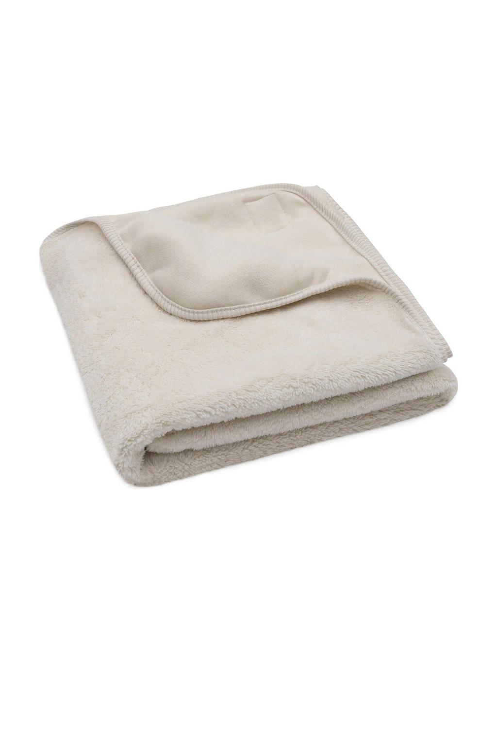 Jollein wiegdeken Basic Jersey/Sherpa Oatmeal beige