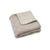 Jollein wiegdeken Box Knit Warm Sand/Velvet beige