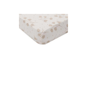 jersey kinderbed hoeslaken Leafy Dreams offwhite/beige