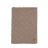 Jollein wiegdeken Box Knit Milky Coffee bruin