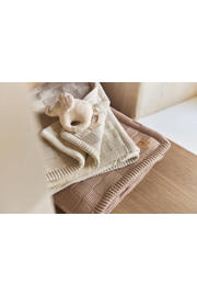 thumbnail: Jollein wiegdeken Box Knit Milky Coffee bruin