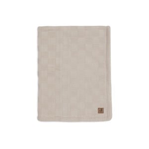 ledikant deken Box Knit Warm Sand/Velvet