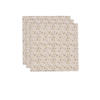 Jollein hydrofiele doek small Flower Fairies - beige/lila (set van 3)