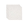 Jollein hydrofiele doek small Animal Friends - wit/beige (set van 3)