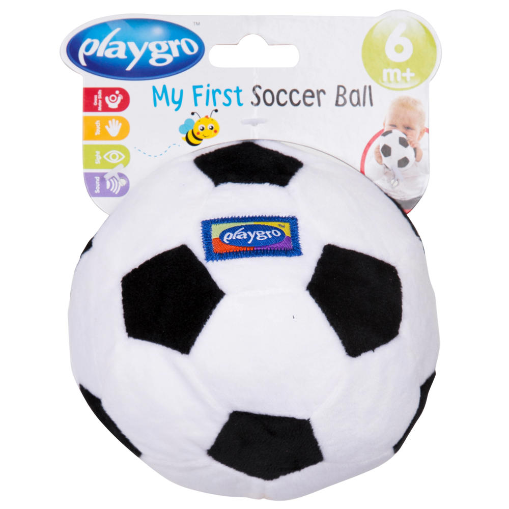 PLAYGRO Mijn eerste voetbal (zwart-wit)