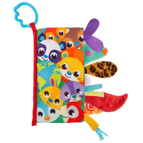 PLAYGRO Staarten van de Wereld – Sensorisch Boek Wagenspanner afbeelding