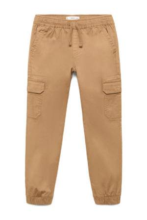 tapered cargo broek bruin