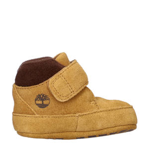 Crib Bootie  suède baby schoenen camel