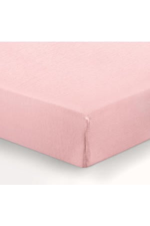 jersey baby hoeslaken ledikant (120x60 cm) - lichtroze