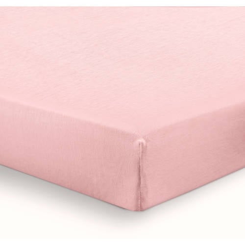 NOUS Kids wieg hoeslaken jersey (40x80) - lichtroze Effen 40*80 afbeelding
