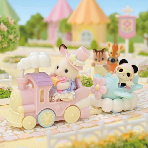 Sylvanian Families 5819 Pretpark speelset- vliegtuig & trein