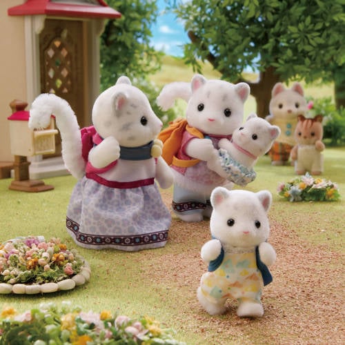 Sylvanian Families 5814 Familie sneeuw luipaard Speelset