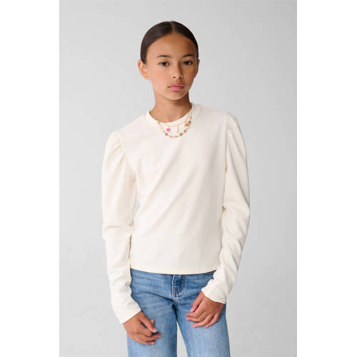 Shoeby longsleeve wit Meisjes Polyester Ronde hals Effen - maat 170/176 afbeelding