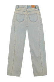 thumbnail: Shoeby barrel high waist barrel jeans washed light blue denim