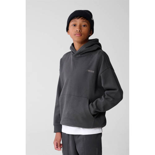 Shoeby hoodie antraciet Sweater Grijs Effen - maat 98/104 afbeelding