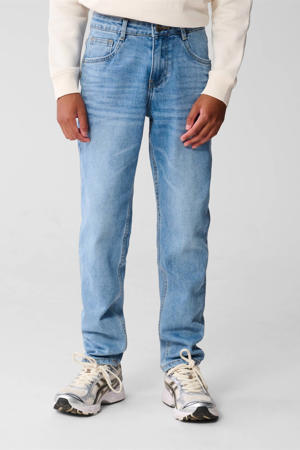 regular waist regular fit jeans  met backprint medium blue denim