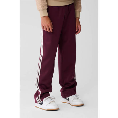 Shoeby wide leg casual broek donkerrood Jongens Polyester Effen - maat 122/128 afbeelding