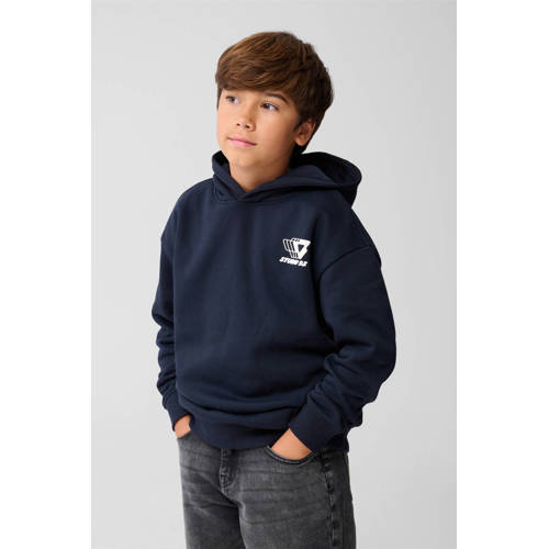 Shoeby hoodie donkerblauw Sweater Effen - maat 122/128 afbeelding