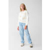 Shoeby barrel high waist barrel jeans light blue denim